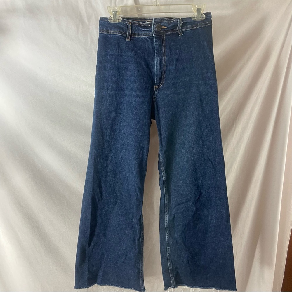 Zara HIGH-WAISTED ZW SAILOR STRAIGHT JEANS
